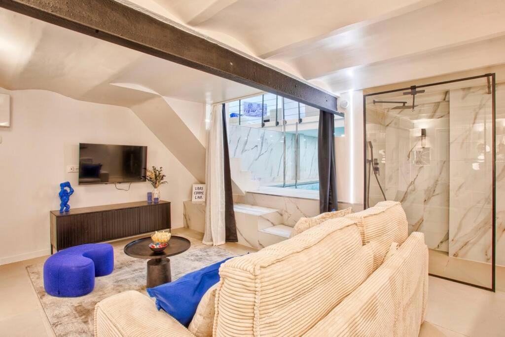 Deauville Luxury Blue Loft - Sauna And Inside Pool Trouville-sur-Mer Exterior foto