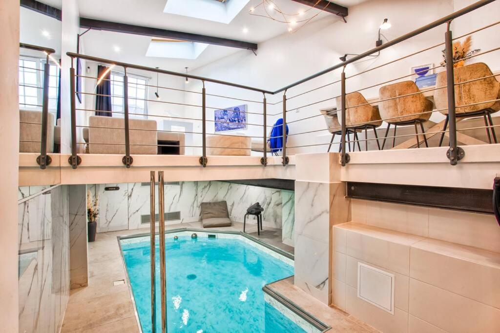 Deauville Luxury Blue Loft - Sauna And Inside Pool Trouville-sur-Mer Exterior foto